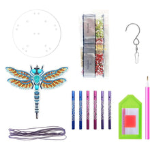 Cargar imagen en el visor de la galería, Carillón Diamond Painting con Libélula