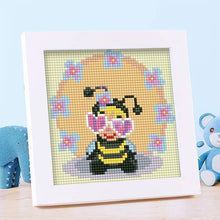 Cargar imagen en el visor de la galería, Diamond Painting Abeja para Niños con Marco de Fotos