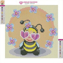Cargar imagen en el visor de la galería, Diamond Painting Abeja para Niños con Marco de Fotos