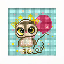 Cargar imagen en el visor de la galería, Diamond Painting 5D Búho con Marco de Fotos para Niños