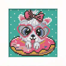 Cargar imagen en el visor de la galería, Diamond Painting 5D Perro con Gafas con Marco de Foto