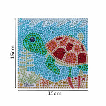 Cargar imagen en el visor de la galería, Diamond Painting Tortuga con Marco de Foto