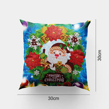 Cargar imagen en el visor de la galería, Funda de Cojín Diamond Painting 5D 30x30 cm Feliz Navidad Gnomo