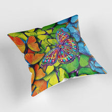 Cargar imagen en el visor de la galería, Funda de Cojín Diamond Painting 5D 30x30 cm Mariposa