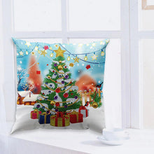 Cargar imagen en el visor de la galería, Funda de Cojín Diamond Painting 5D 30x30 cm Árbol de Navidad