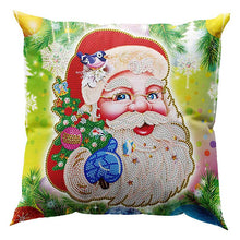 Cargar imagen en el visor de la galería, Funda de Cojín Diamond Painting 5D 30x30 cm Papá Noel