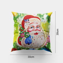 Cargar imagen en el visor de la galería, Funda de Cojín Diamond Painting 5D 30x30 cm Papá Noel