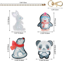 Cargar imagen en el visor de la galería, Llavero Diamond Painting 5D Animales Cartoon