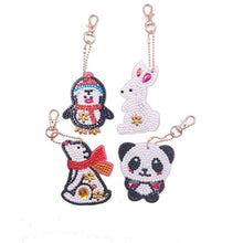 Cargar imagen en el visor de la galería, Llavero Diamond Painting 5D Animales Cartoon