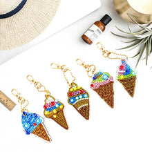 Cargar imagen en el visor de la galería, Llavero Diamond Painting 5D Helado