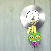 Cargar imagen en el visor de la galería, Llavero Diamond Painting 5D con Búhos 5 Piezas