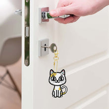 Cargar imagen en el visor de la galería, Llavero Diamond Art Gatos 5 Piezas