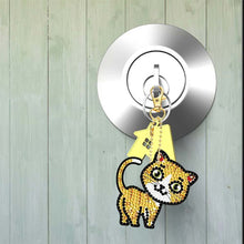 Cargar imagen en el visor de la galería, Llavero Diamond Art Gatos 5 Piezas
