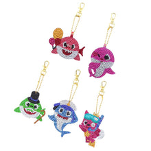 Cargar imagen en el visor de la galería, Llavero Diamond Painting 5D con Animales Marinos 5 Piezas