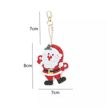 Cargar imagen en el visor de la galería, Llavero Diamond Painting Navidad 21 Piezas