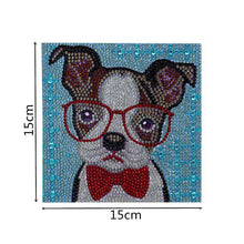 Cargar imagen en el visor de la galería, Kit Diamond Painting 5D para Niños - Perro con Marco de Fotos