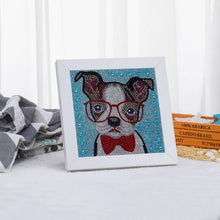 Cargar imagen en el visor de la galería, Kit Diamond Painting 5D para Niños - Perro con Marco de Fotos