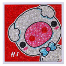 Cargar imagen en el visor de la galería, Diamond Painting 5D Niños Cerdo con Marco de Fotos