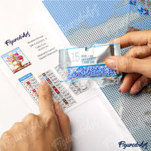 Cargar imagen en el visor de la galería, Diamond Painting - Póster de viaje Londres 2 40x50cm con bastidor montado