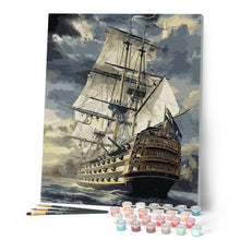 Cargar imagen en el visor de la galería, Pintar Por Números - Viento En Popa - Figuredart - Barcos