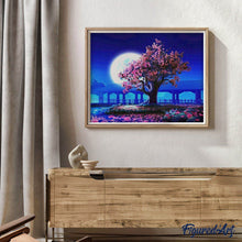 Cargar imagen en el visor de la galería, Pintar Por Números - Flor De Durazno - Figuredart - Flores Paisajes