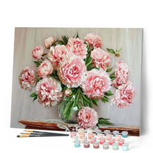 Cargar imagen en el visor de la galería, Pintar Por Números - La Ternura De Color Rosa - Figuredart - Flores