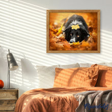Cargar imagen en el visor de la galería, Pintar Por Números - Perro Descansando En Las Hojas - Figuredart - Animales Perros