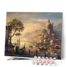 Cargar imagen en el visor de la galería, Pintar Por Números - Puerto Gris - Figuredart - Ciudades