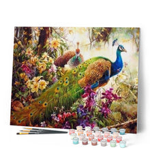Cargar imagen en el visor de la galería, Pintar Por Números - Pavo Real - Figuredart - Animales Pavo Real