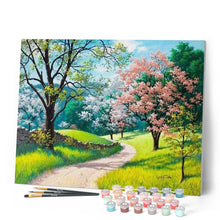 Cargar imagen en el visor de la galería, Pintar Por Números - Paseo Por La Primavera - Figuredart - Paisajes