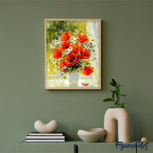 Cargar imagen en el visor de la galería, Pintar Por Números - Amapolas - Figuredart - Flores