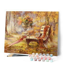 Cargar imagen en el visor de la galería, Pintar Por Números - Silla En El Parque - Figuredart - Paisajes