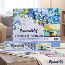 Cargar imagen en el visor de la galería, Pintar Por Números - Mar Calmado - Figuredart - Barcos Paisajes