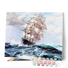 Cargar imagen en el visor de la galería, Pintar Por Números - Viento Y Las Olas - Figuredart - Barcos