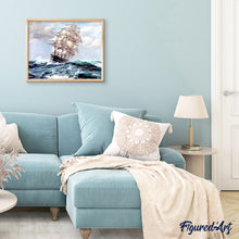 Cargar imagen en el visor de la galería, Pintar Por Números - Viento Y Las Olas - Figuredart - Barcos