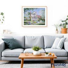 Cargar imagen en el visor de la galería, Pintar Por Números - Casa Blanca Primavera - Figuredart - Paisajes