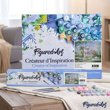 Cargar imagen en el visor de la galería, Pintar Por Números - Casa Blanca Primavera - Figuredart - Paisajes