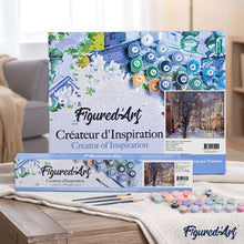 Cargar imagen en el visor de la galería, Pintar Por Números - Calle Con Nieve - Figuredart - Ciudades