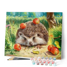 Cargar imagen en el visor de la galería, Pintar Por Números - Puerco EspÁ¬n Y Manzanas - Figuredart - Animales
