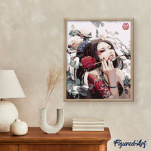 Cargar imagen en el visor de la galería, Pintar Por Números - Miss De Hielo - Figuredart - Romanticismo
