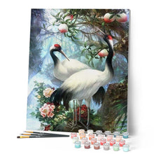 Cargar imagen en el visor de la galería, Pintar Por Números - Grúas Blancas - Figuredart - Animales