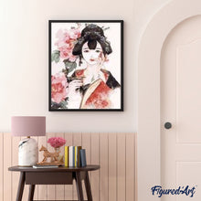 Cargar imagen en el visor de la galería, Pintar Por Números - Mujes De Rojo - Figuredart - Deseos De Otros Lugares