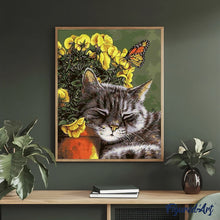 Cargar imagen en el visor de la galería, Pintar Por Números - Gatito - Figuredart - Animales
