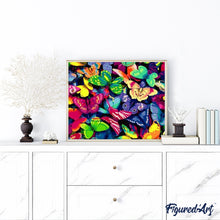 Cargar imagen en el visor de la galería, Pintar Por Números - Mariposa Colorida - Figuredart - Animales Mariposas