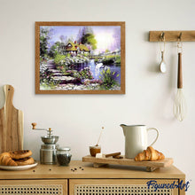 Cargar imagen en el visor de la galería, Pintar Por Números - La Casa Del Lago - Figuredart - Paisajes