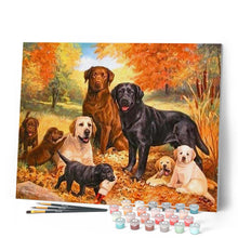 Cargar imagen en el visor de la galería, Pintar Por Números - Grupo De Perros - Figuredart - Animales Perros