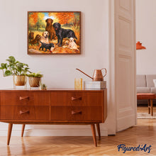 Cargar imagen en el visor de la galería, Pintar Por Números - Grupo De Perros - Figuredart - Animales Perros