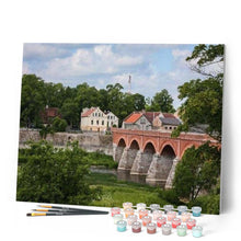 Cargar imagen en el visor de la galería, Pintar Por Números - Puente De Arco Del Municipio - Figuredart - Paisajes