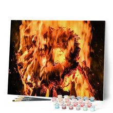 Cargar imagen en el visor de la galería, Pintar Por Números - Fuego - Figuredart - Paisajes