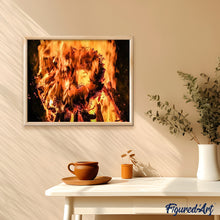 Cargar imagen en el visor de la galería, Pintar Por Números - Fuego - Figuredart - Paisajes